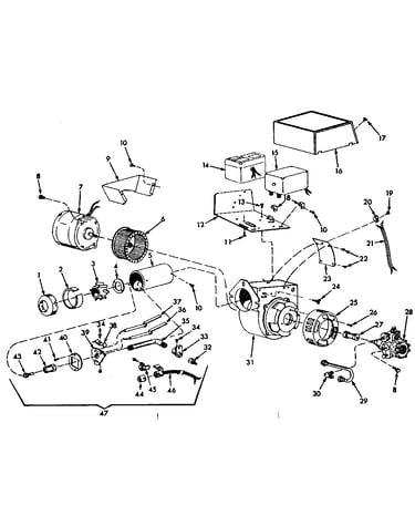 Oil burner assembly