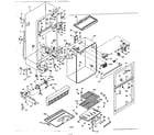 Kenmore 1066676130 cabinet parts diagram