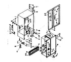 Kenmore 1066680202 cabinet parts diagram