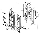 Kenmore 1066680202 door parts diagram