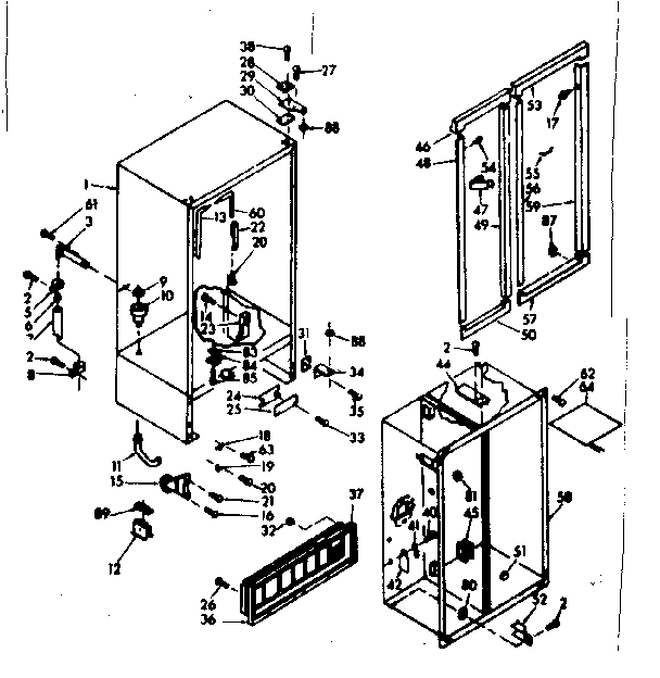 Cabinet parts