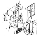 Kenmore 1066680300 cabinet parts diagram