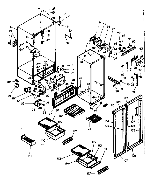 Cabinet parts