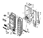 Kenmore 1066680641 door parts diagram
