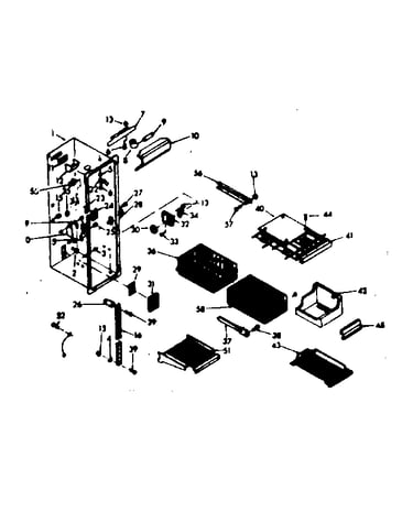 Freezer section parts