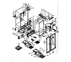 Kenmore 1066680701 cabinet parts diagram