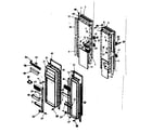 Kenmore 1066680741 door parts diagram
