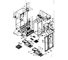 Kenmore 1066680722 cabinet parts diagram