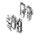 Kenmore 1066680841 door parts diagram