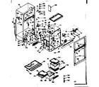 Kenmore 1066682220 cabinet parts diagram
