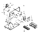 Kenmore 1066682200 freezer section parts diagram