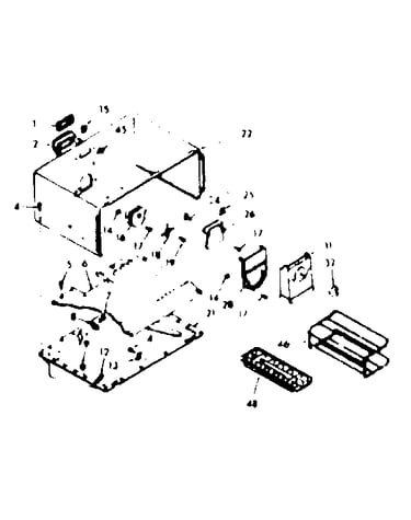 Freezer section parts