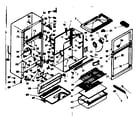 Kenmore 1066682301 cabinet parts diagram