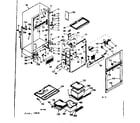 Kenmore 1066684241 cabinet parts diagram