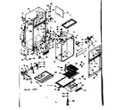 Kenmore 1066686000 cabinet parts diagram
