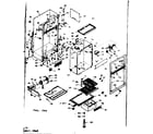 Kenmore 1066686001 cabinet parts diagram