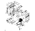 Kenmore 1066686022 cabinet parts diagram