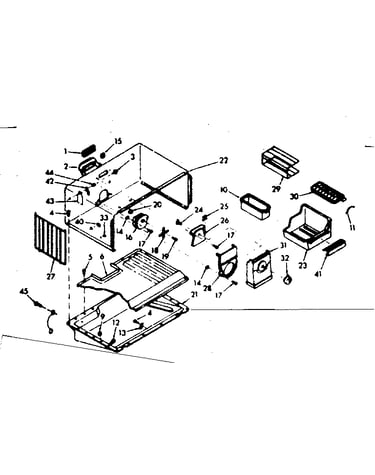Freezer section parts