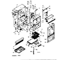 Kenmore 1066687100 cabinet parts diagram