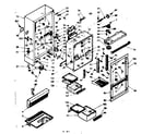 Kenmore 1066687241 cabinet parts diagram