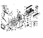 Kenmore 1066687411 icemaker parts diagram