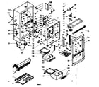 Kenmore 1066687202 cabinet parts diagram