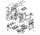 Kenmore 1066688220 cabinet parts diagram