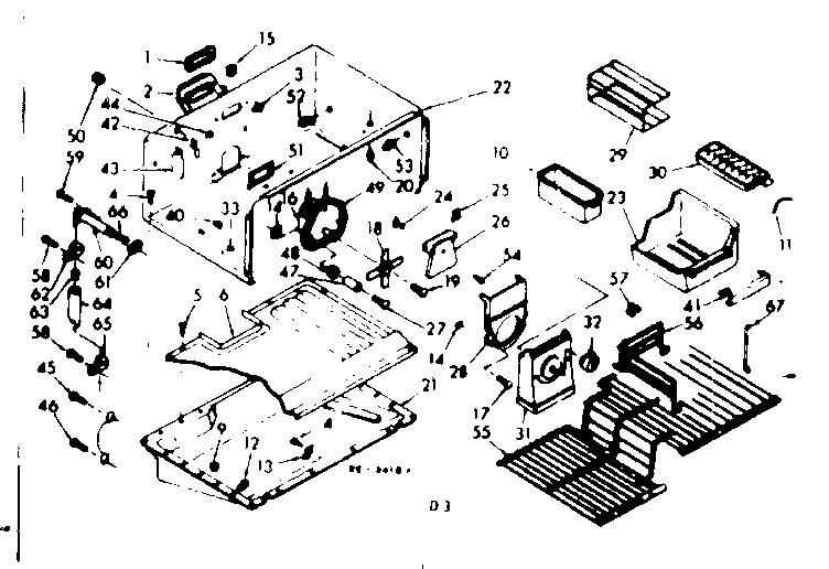FREEZER SECTION PARTS