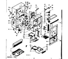 Kenmore 1066689440 cabinet parts diagram