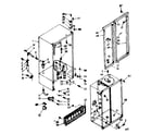 Kenmore 1066690540 cabinet parts diagram