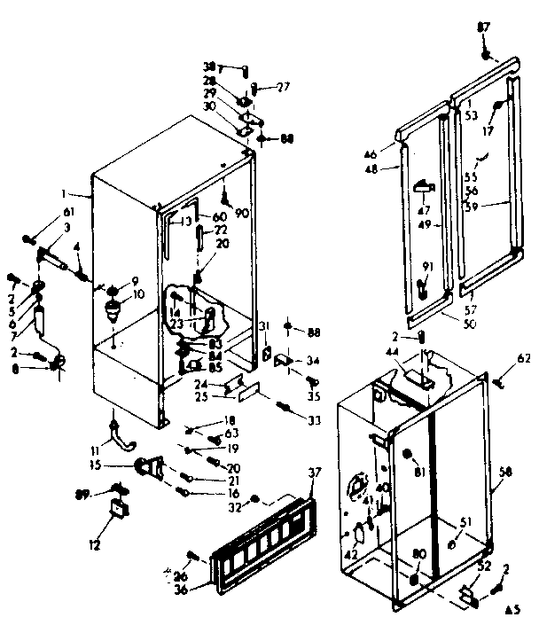 Cabinet parts