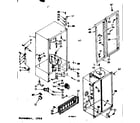 Kenmore 1066690502 cabinet parts diagram