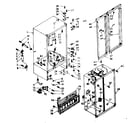 Kenmore 1066690700 cabinet parts diagram