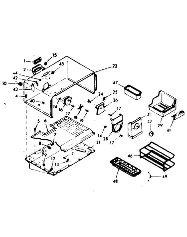 Freezer section parts