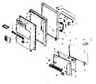 Kenmore 1066695421 door parts diagram