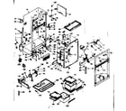 Kenmore 1066696461 cabinet parts diagram