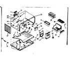 Kenmore 1066696401 freezer section parts diagram