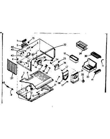 Freezer section parts