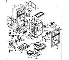 Kenmore 1066696242 cabinet parts diagram