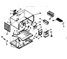 Kenmore 1066696242 freezer section parts diagram