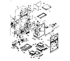 Kenmore 1066698221 cabinet parts diagram