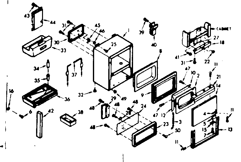 Cabinet & door parts