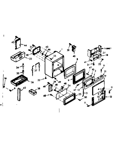Cabinet & door parts