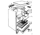 Kenmore 1066695120 cabinet parts diagram