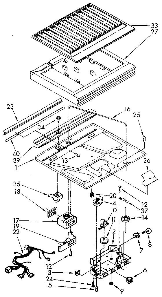Compartment separator