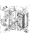 Cabinet liner and divider parts