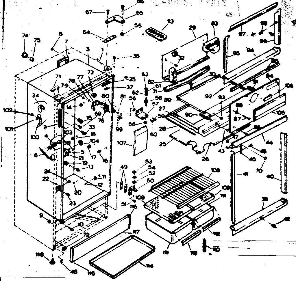 Cabinet parts