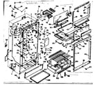 Kenmore 2536688010 cabinet parts diagram
