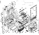 Kenmore 2536689020 cabinet parts diagram
