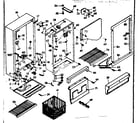 Kenmore 106628141 cabinet parts diagram